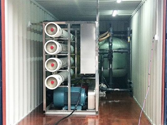 40ft Swro Systemmeerwasser ro-SystemMeerwasser-Meerwasserentsalzensystem