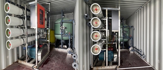 Containerisierte gebohrte Loch-Salzwasser-Meerwasser-Entsalzen-Maschinen-Seebrunnen-Wasserentsalzungs-Maschine für Bewässerung