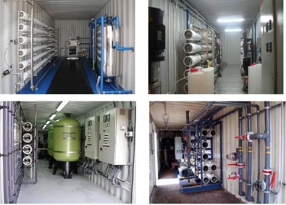 Container-Bohrloch-Brunnen Salzwasser Meerwasserbehandlungsanlage Mobilwasserbehandlungsanlage