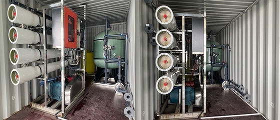 Container-Bohrloch-Brunnen Salzwasser Meerwasserbehandlungsanlage Mobilwasserbehandlungsanlage