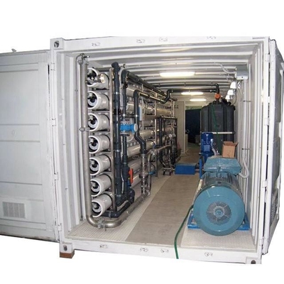 Mobil RO-Anlage Solar Meerwasser Swro Entsalzungsanlage Entsalzungsanlage Behälter Containerisierte Umkehrosmose Meerwasser Entsalzungsanlage