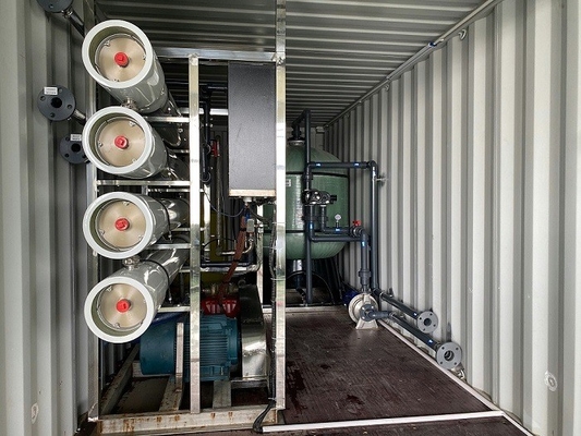 Entsalzen von Wasser Entsalzung von Meerwasser Salzwasser Entsalzungsanlage