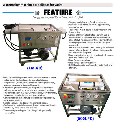 Salzwasser Marine-desalinator watermaker desalinator