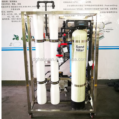 Industrielle Ablehnung der SWRO-Wasserbehandlungs-500L/Hour der Produktivitäts-99,7%