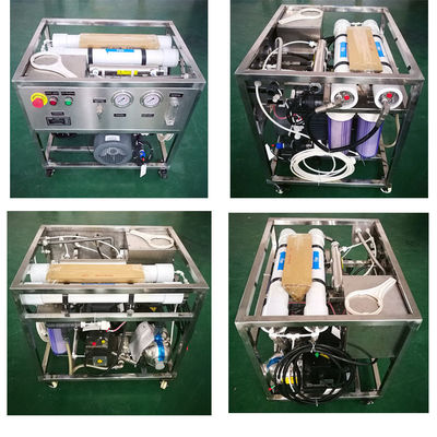 Wiederfindungsrate des Meerwasser 1000LPD RO-Betriebsumkehr-osmose-System-50HZ 8%