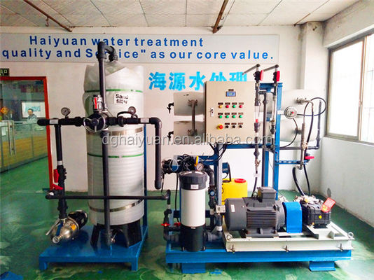 Meerwasser 1000LPH RO-Anlage, Ablehnung Salzwasser Ro-System-99,6%