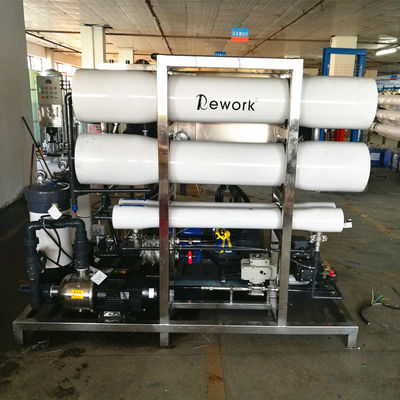 Meerwasser 1000LPH RO-Anlage, Ablehnung Salzwasser Ro-System-99,6%