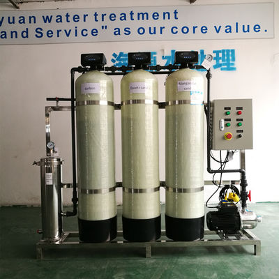 des Eisen-2000L/Hour Wiederaufnahme-Leistungsfähigkeit 450kg Mangan-Wasser-des Filter-70%-75%