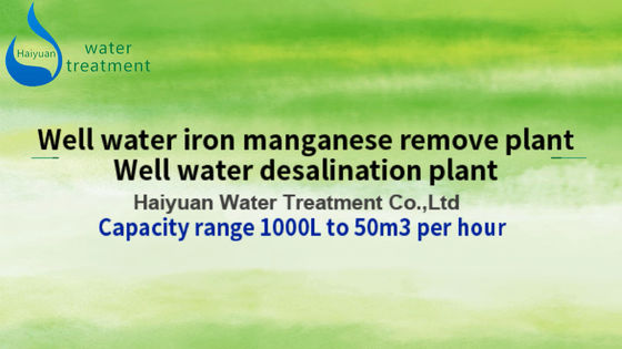 des Eisen-3000L/Hour Kohlenstoffstahl-Material Mangan-Wasser-des Filter-110V-460V 60HZ