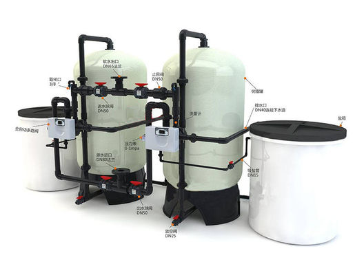 Membran 1TPH der Edelstahl-Wasserenthärter-Behandlungs-System-HYDRANAUTICS
