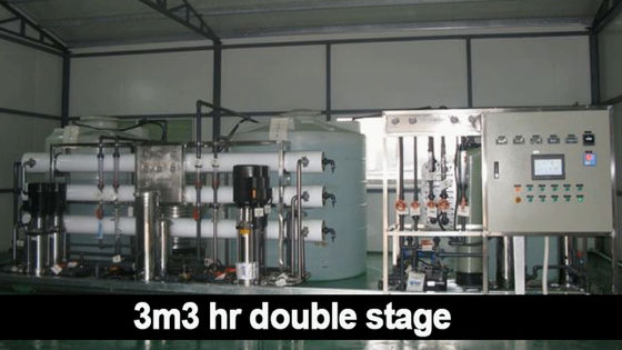 Industrieller Edelstahl materielles 380V Umkehr-Osmose RO-Anlagen2500lph