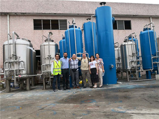 Ionenaustauschdenim-Wasserpflanze-Fiberglas-materielles Fütterungsbohrloch-Wasser