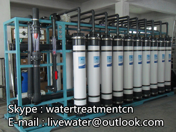 UF Filtrationsmembran uF-Ultrafiltrationskläranlage ultra